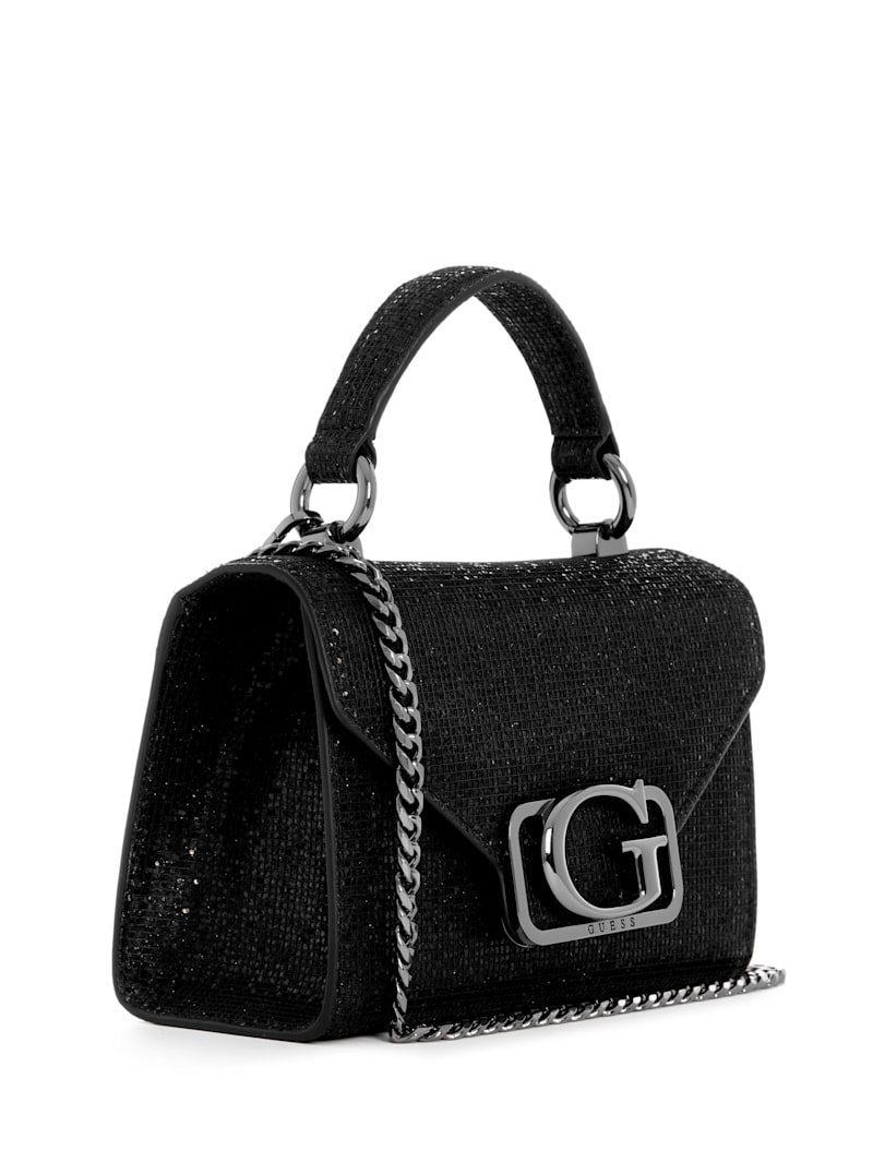 ショルダーバッグ・ポシェット Guess ZALINA glitter mini top tote shoulder bag HP1A3A55 Zalina Mini Glitter Top-Handle Bag | GUESS