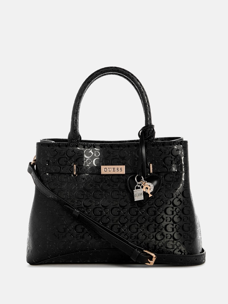 Jerica G-Shine Logo Satchel | GUESS Factory