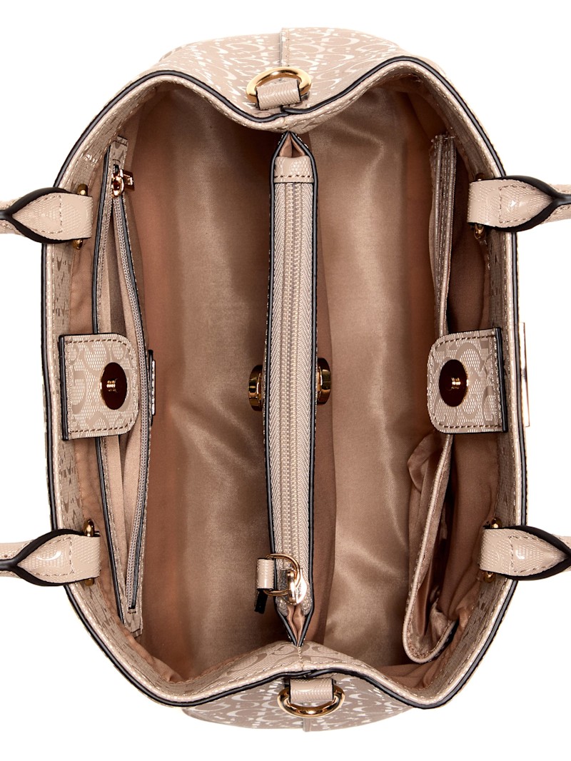 Jerica G-Shine Logo Satchel | GUESS Factory Ca