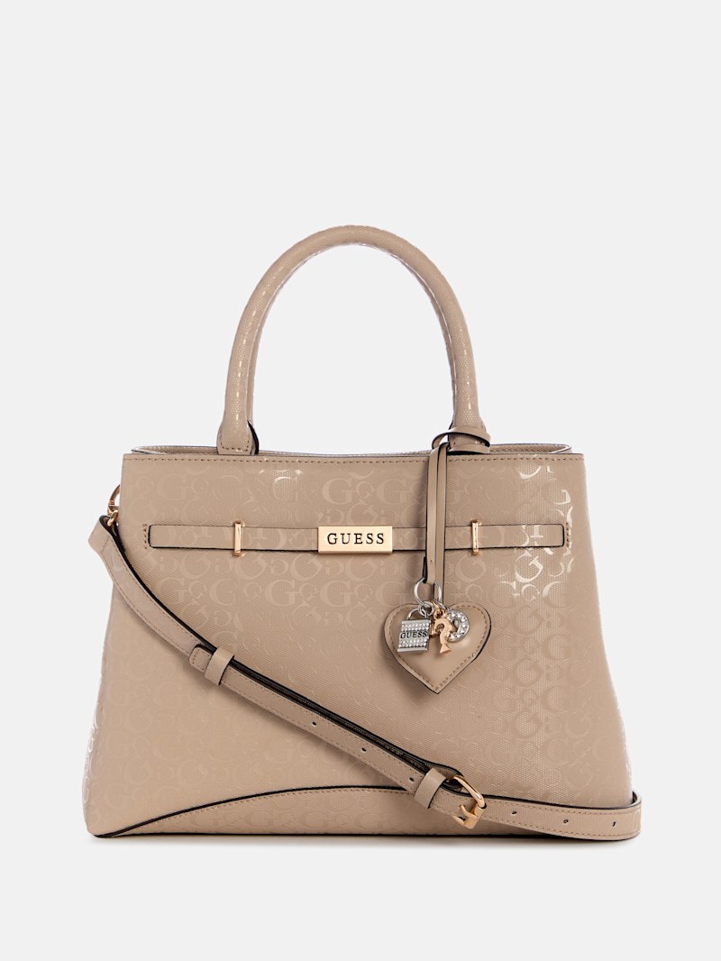 Jerica G-Shine Logo Satchel | GUESS Factory Ca