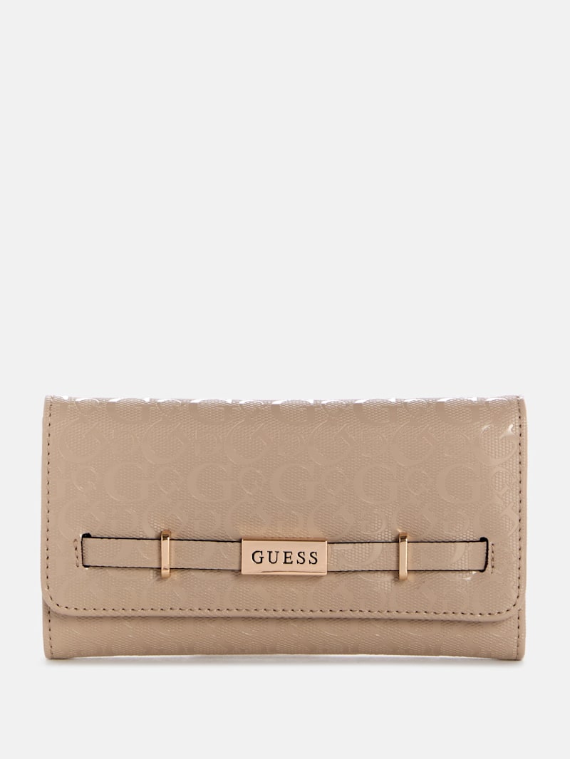 Jerica G-Shine Logo Slim Clutch | GUESS Factory