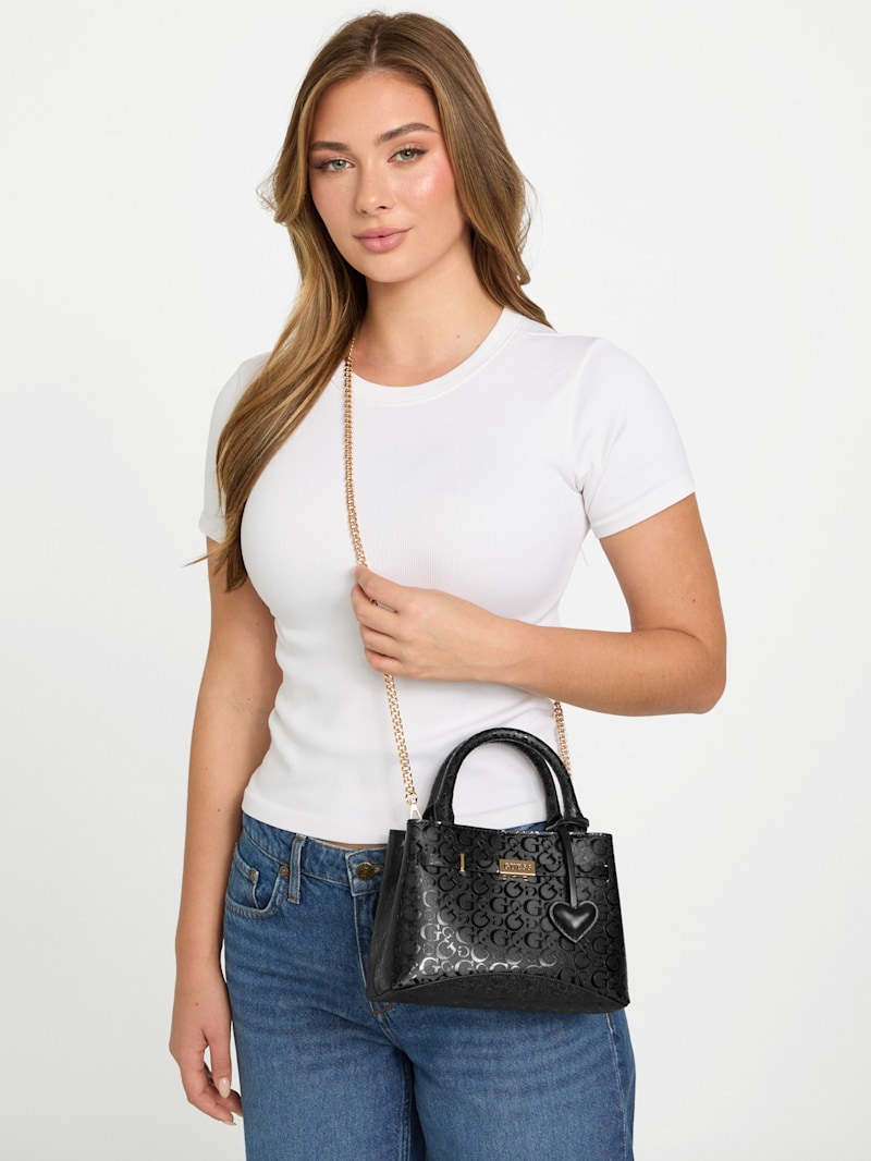 Jerica G-Shine Logo Mini Satchel | GUESS Factory Ca