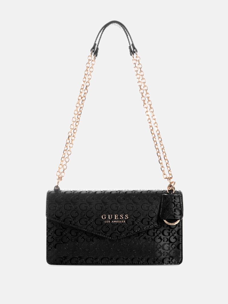Kiran Logo Shine Convertible Crossbody | GUESS Factory