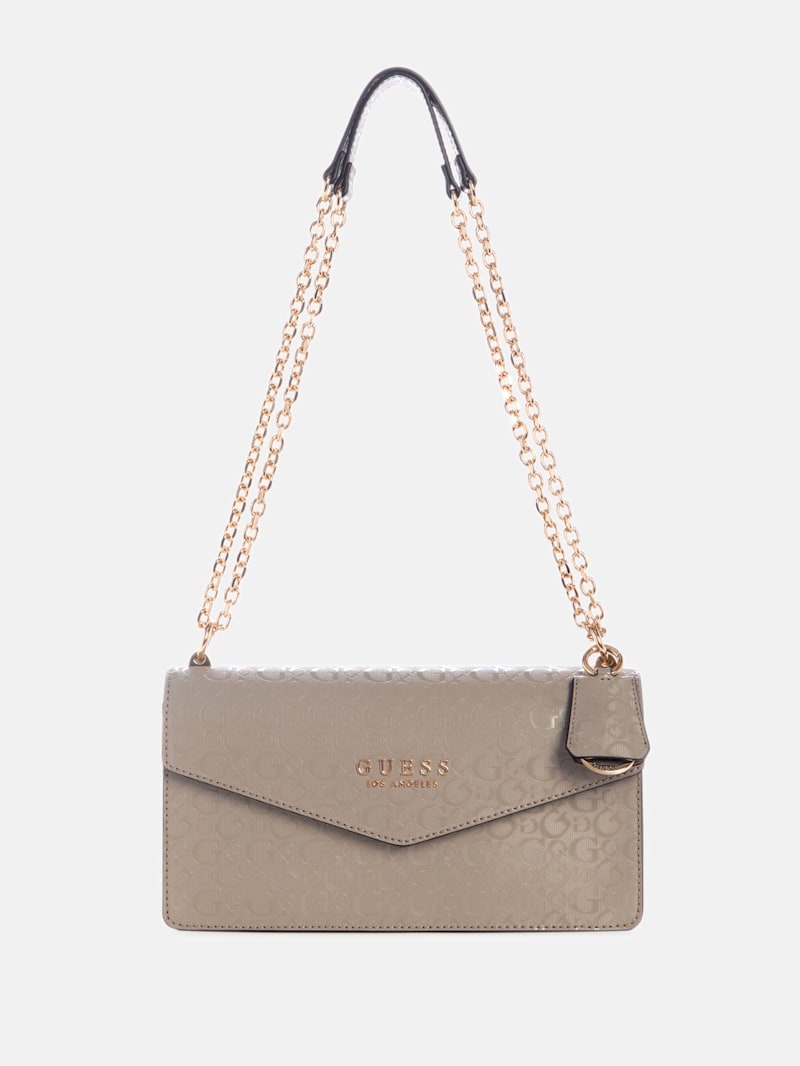 Kiran Logo Shine Convertible Crossbody | GUESS Factory