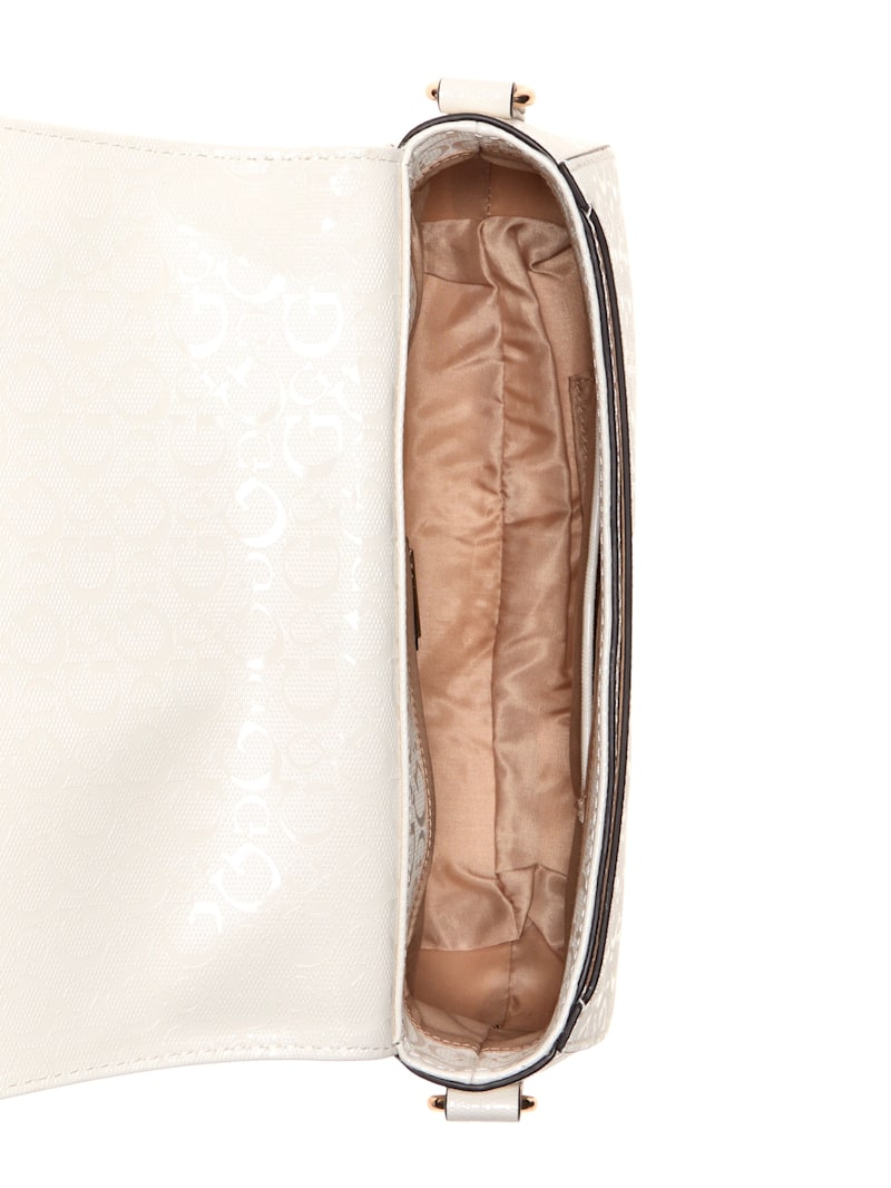 Lumina Logo Shine Shoulder Bag | GUESS Factory