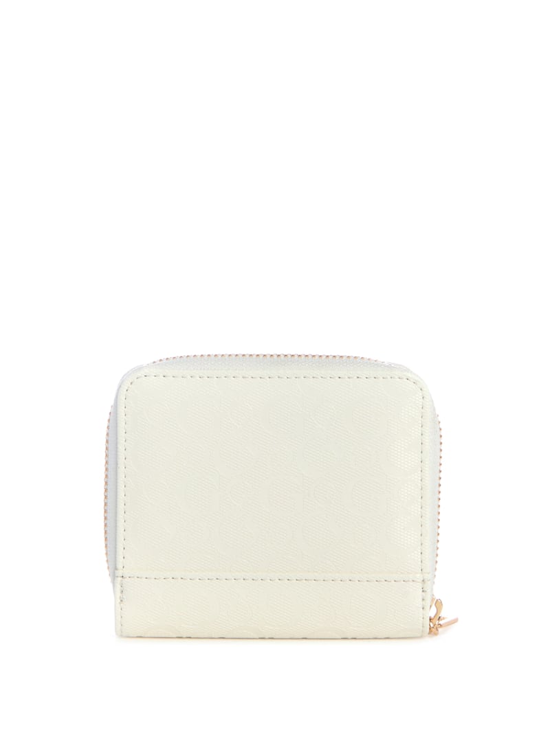 Lumina Logo Shine Small Zip-Around Wallet | GUESS Factory
