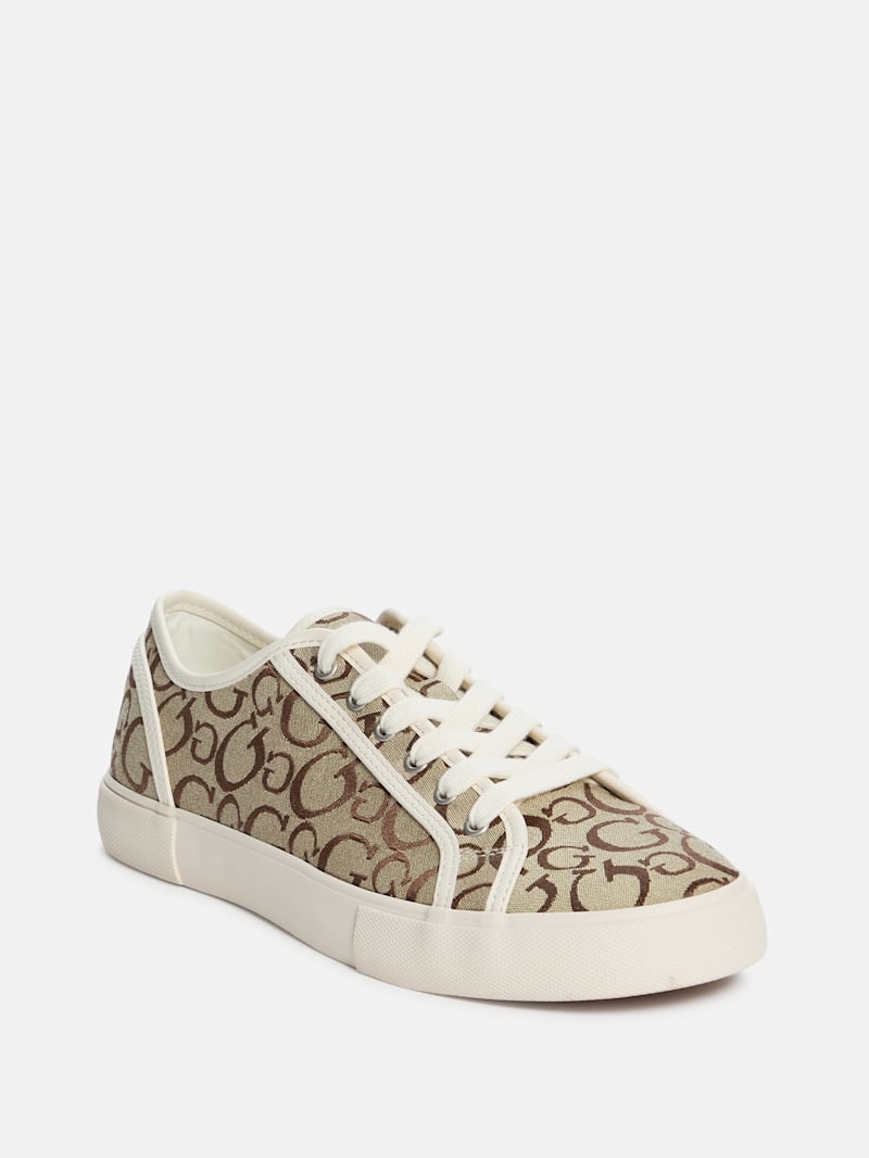 Selyo Logo Jacquard Low-Top Sneakers | GUESS Factory
