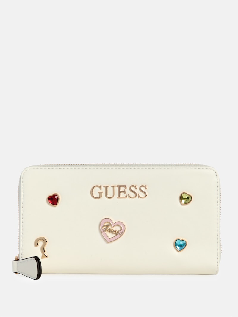 Evelynton Charm Medium Wallet | GUESS Factory