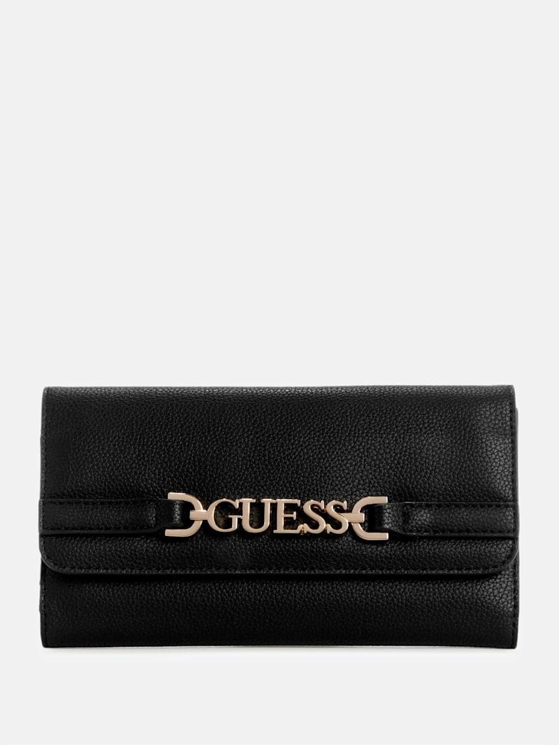Rhiannon Fold-Over Clutch Wallet | GUESS Factory