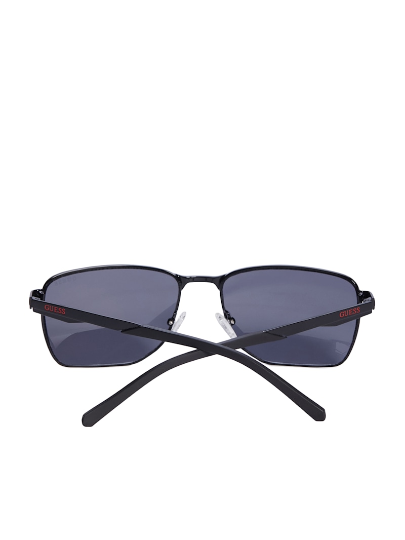 Rectangle Metal Pilot Sunglasses | GUESS Factory Ca