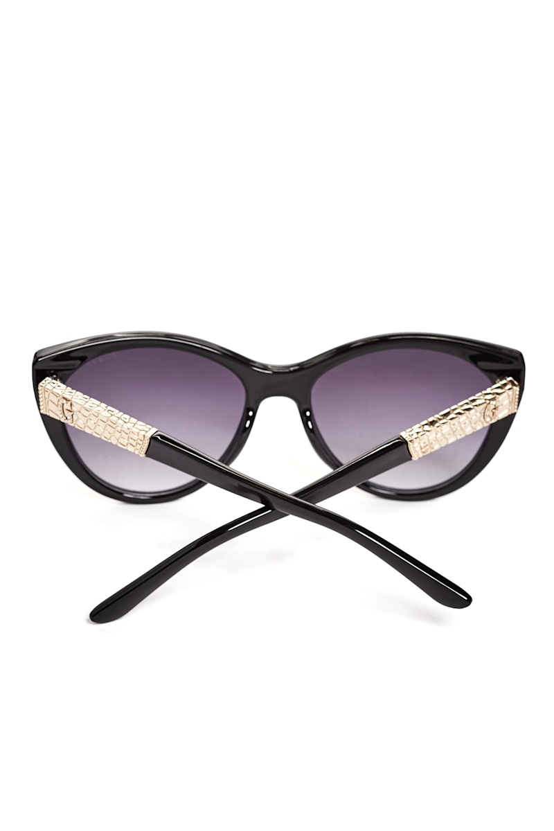 Plastic Cat-Eye Sunglasses | GUESS Factory Ca