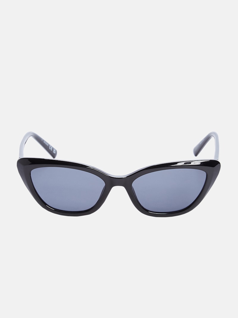 Cat-Eye Triangle Rhinestone Sunglasses | GUESS Factory Ca