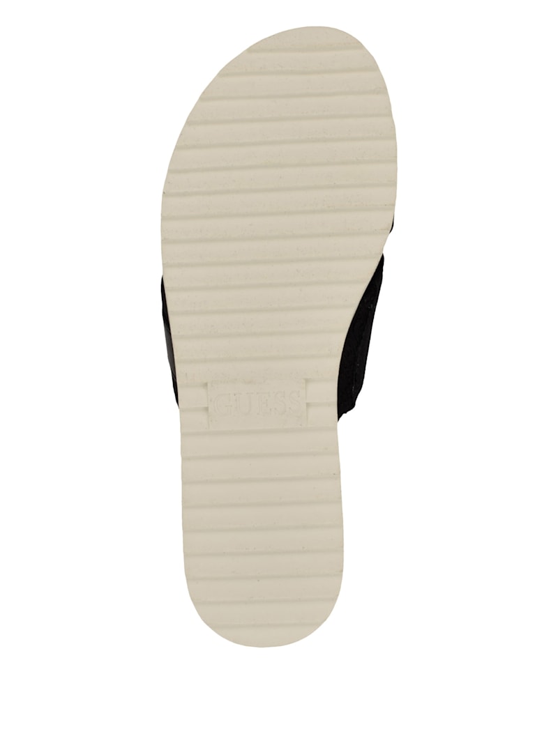 Keyes Crisscross Logo Slides | GUESS Factory