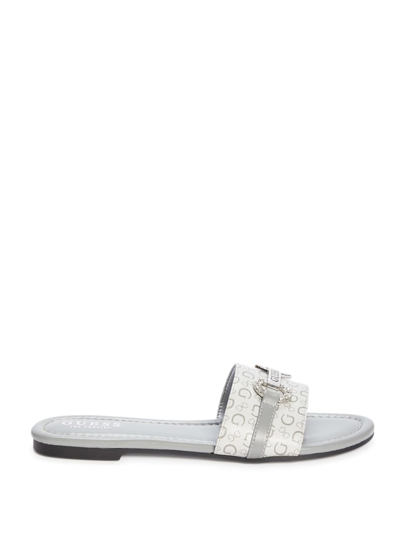 Lamera Logo Slide Sandals