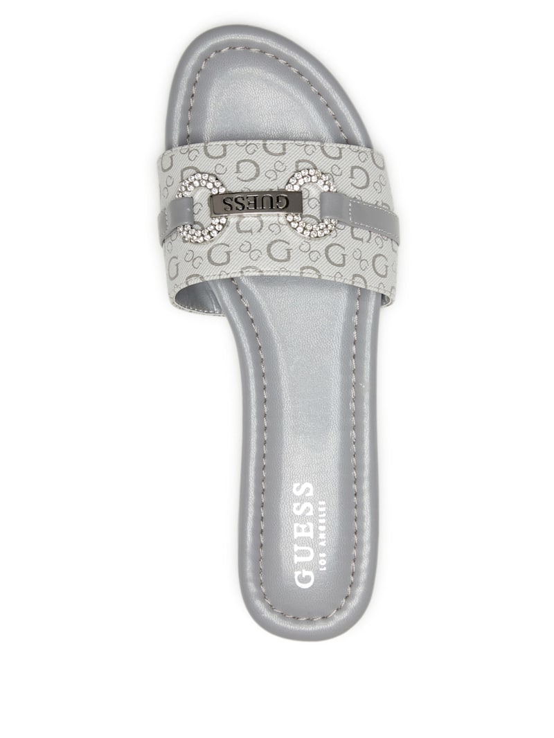 Lamera Logo Slide Sandals