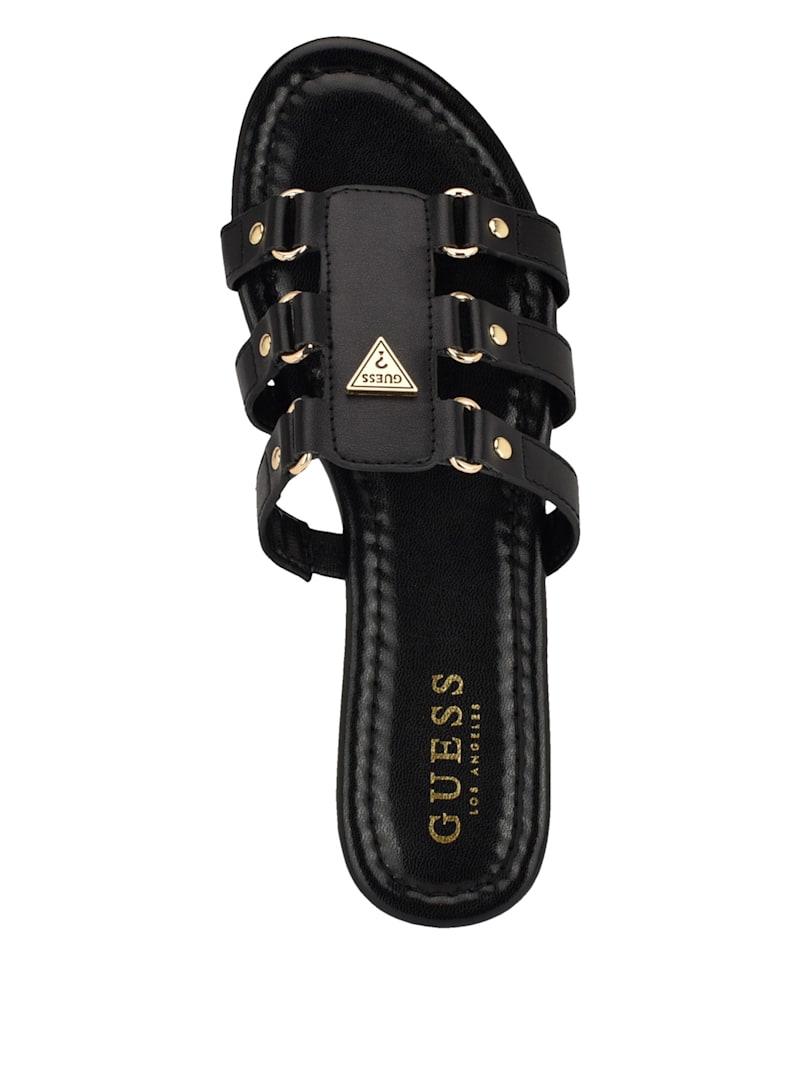 Leania Gladiator Slide Sandals | GUESS Factory