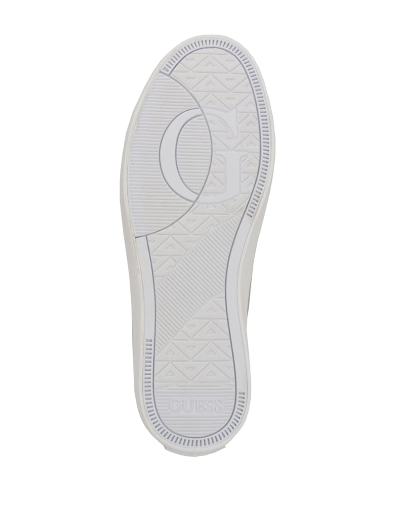 Lins Rhinestone Low-Top Denim Sneakers | GUESS Factory