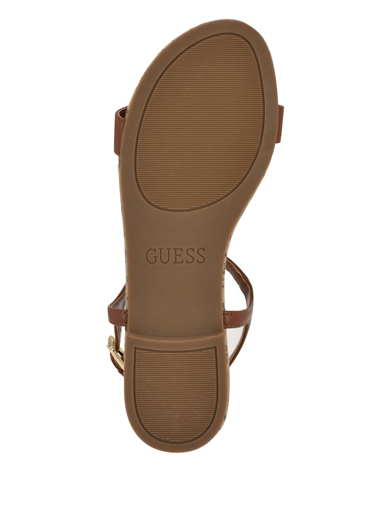 Lookon Logo Chain Strap Sandals | GUESS Factory
