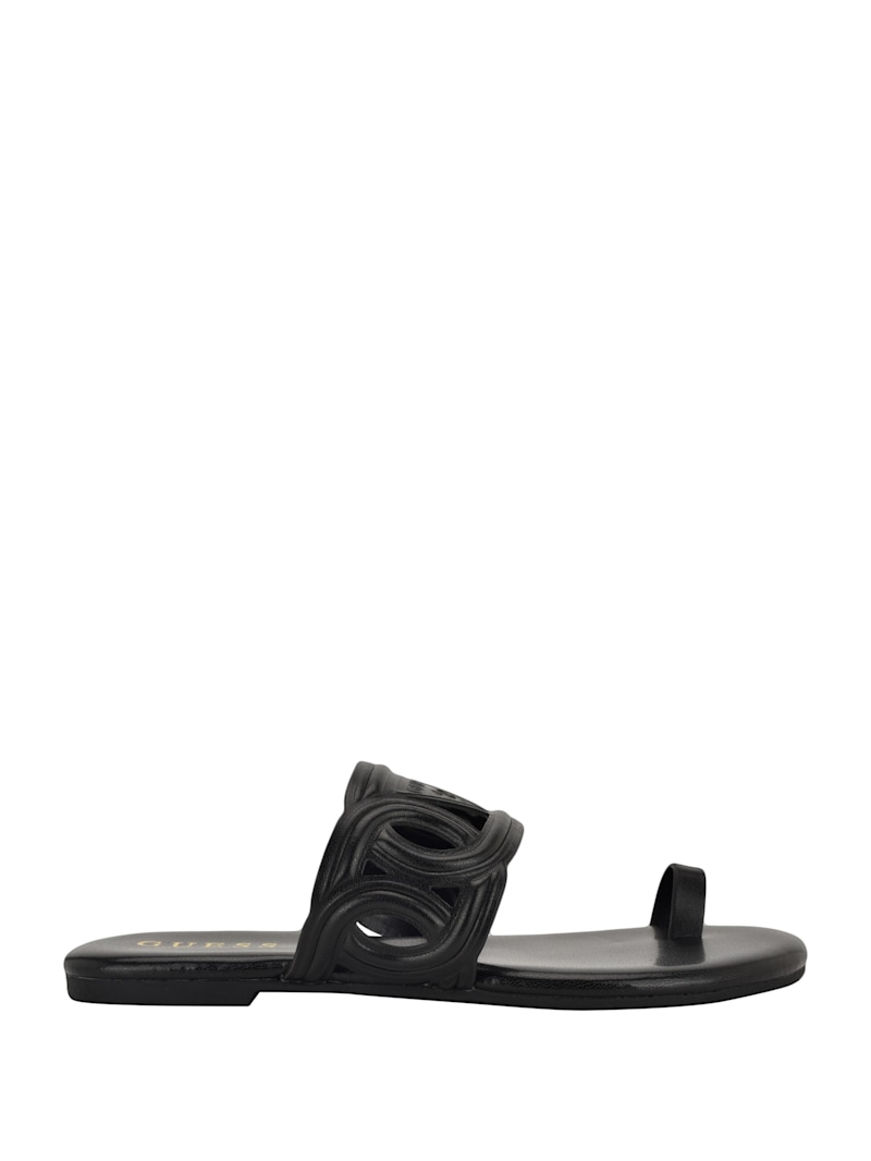 Loons Cutout Toe-Ring Sandals | GUESS Factory