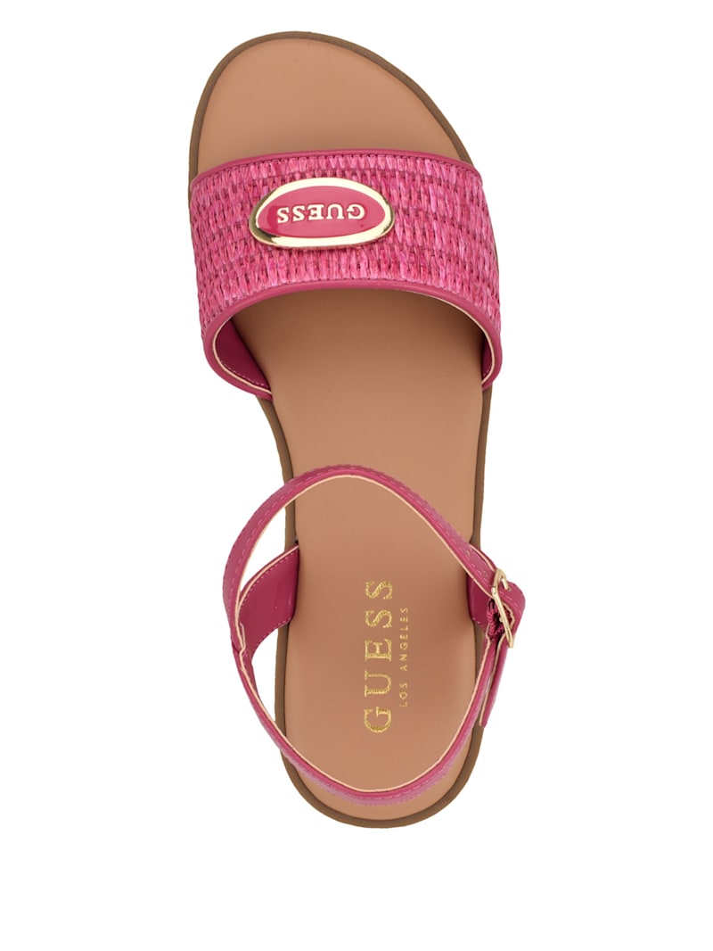 Moores Raffia Sandals | GUESS Factory