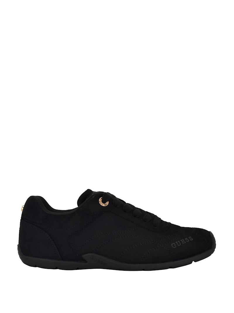Silvina Suede Racer Low-Top Sneakers | GUESS Factory