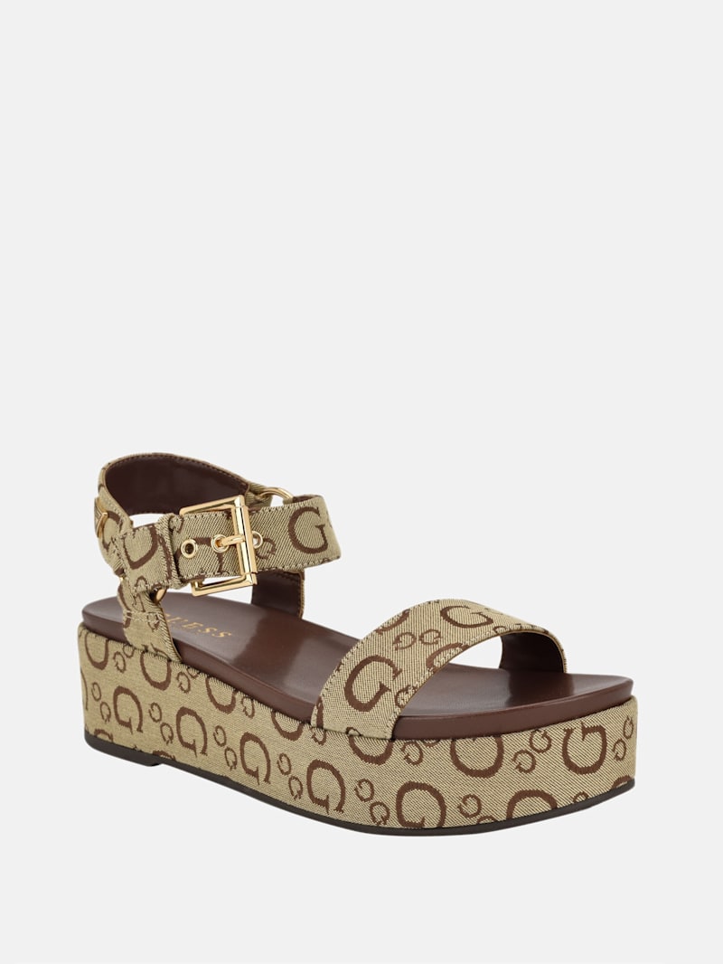 【FORMEL CAMELE】Bandana Fabric Sandals★FHS1F1SS029R2 Sandal Cork Open Toe Cameron - cognac – Wheat.eu