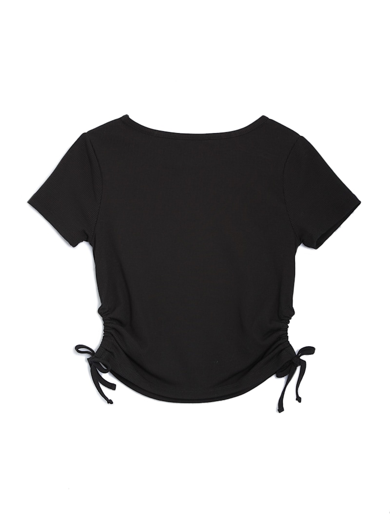 Tie.Me button up T-shirt-dot black Sサイズ button up T-shirt-dot – Tie.Me