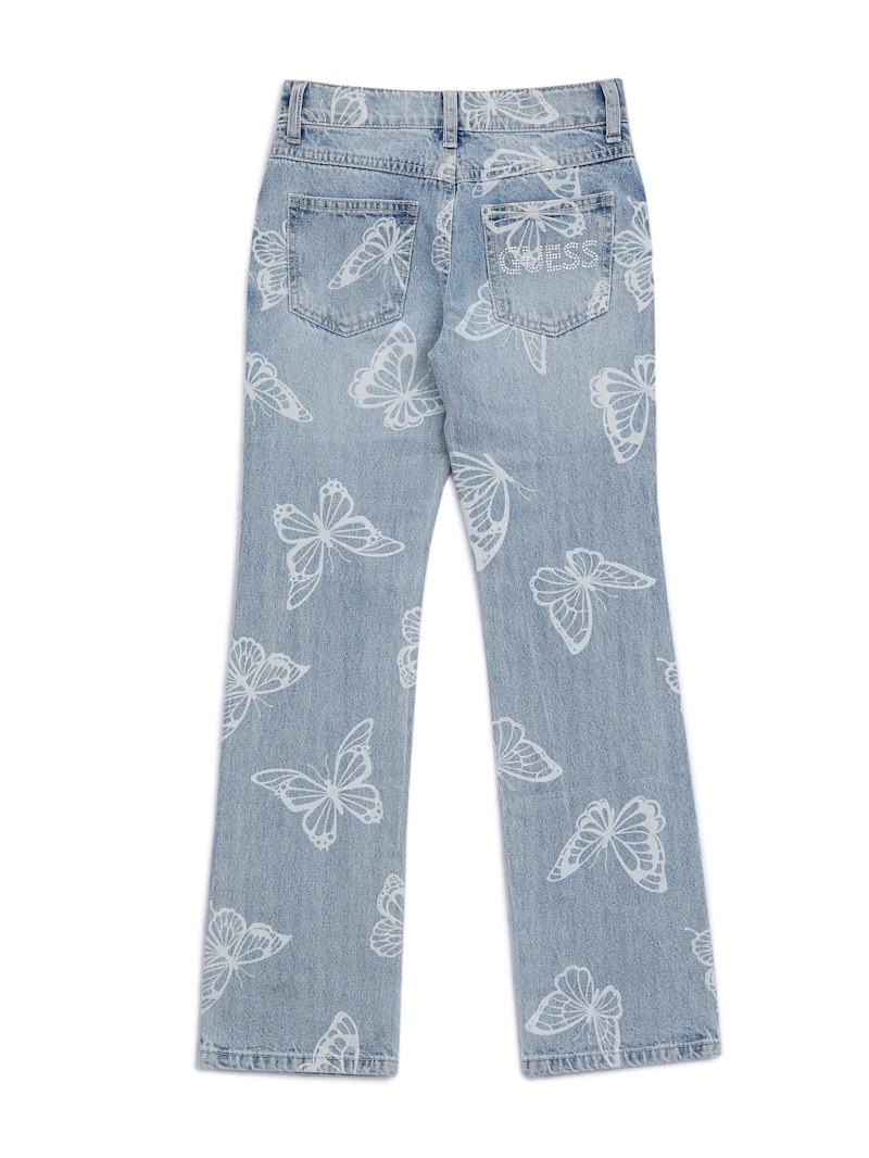 【PORTERNA】Swan Cotton Flared Jeans Kate jeans in indigo stretch Batavia for women, blue | PT Torino