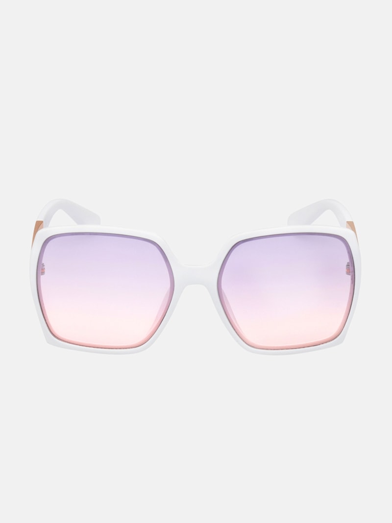 Square Logo Plastic Sunglasses | GUESS Factory Ca