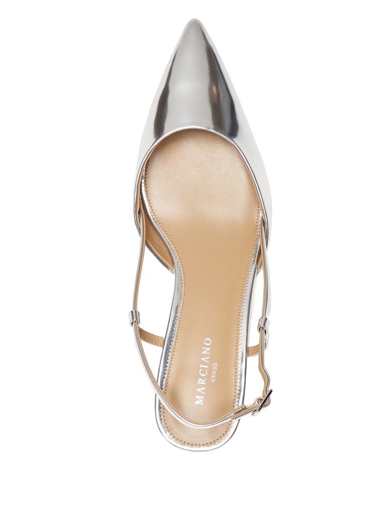Jen Metallic Kitten Heels | Marciano