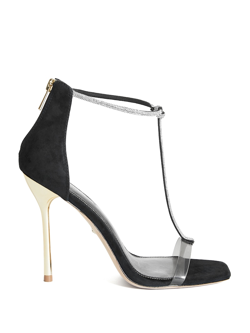 Olivia T-Strap Rhinestone Stiletto