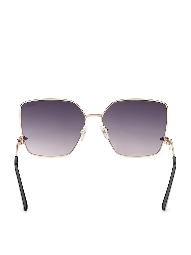 Oversized Square Zigzag Sunglasses | GUESS Canada