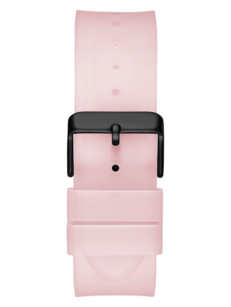 Pink Plastic and Silicone Multifunction Watch | GUESS