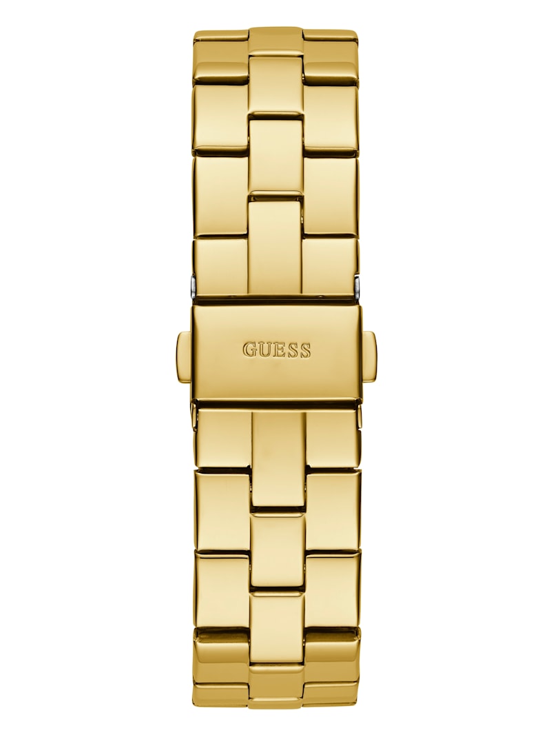 GUESS☆Gold-Tone Translucent Dial Analog Watch腕時計 Gold-Tone Translucent Dial Analog Watch | GUESS