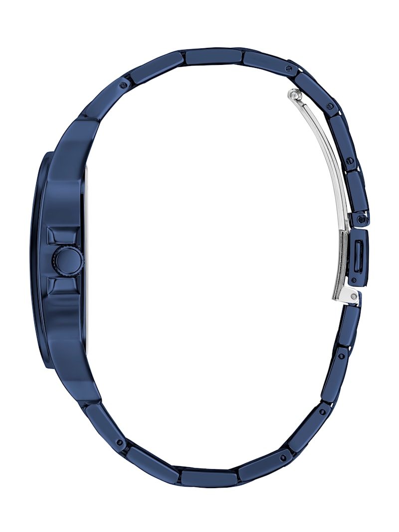 Blue-Tone Square Multifunction Watch | GUESS