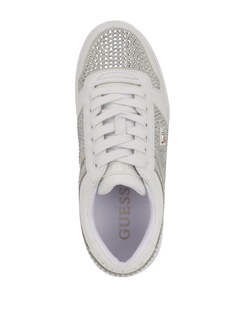 Cieska Low-Top Rhinestone Sneakers | GUESS
