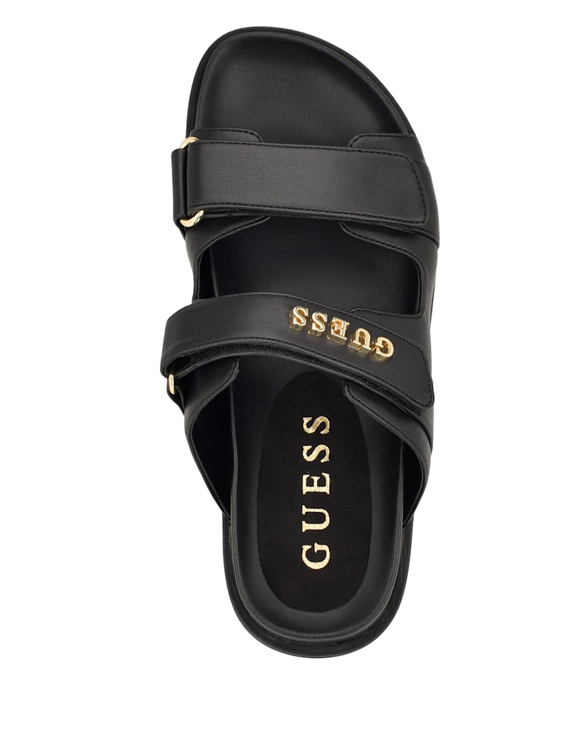 Fabulon Two-Strap Slides | GUESS