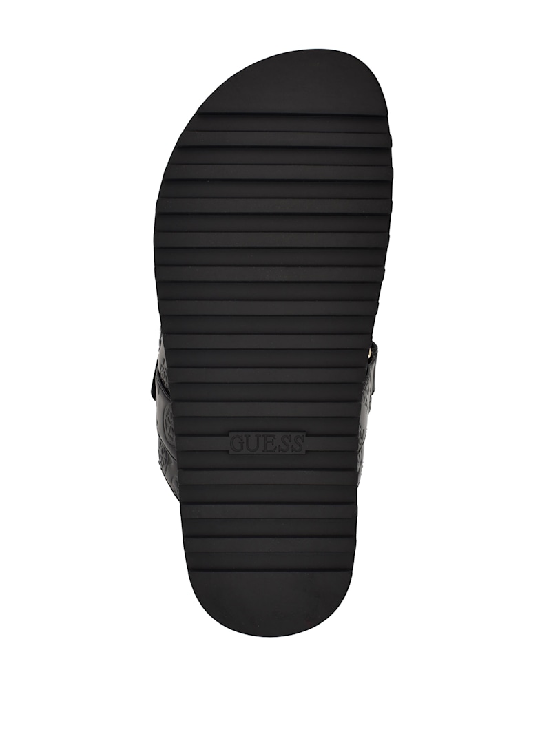 【国内発送】GUESS＊Fabulon Two Strap Sporty Footbed Sandals GUESS Women's Fabulon Two Strap Sporty Footbed Sandals - Macy's