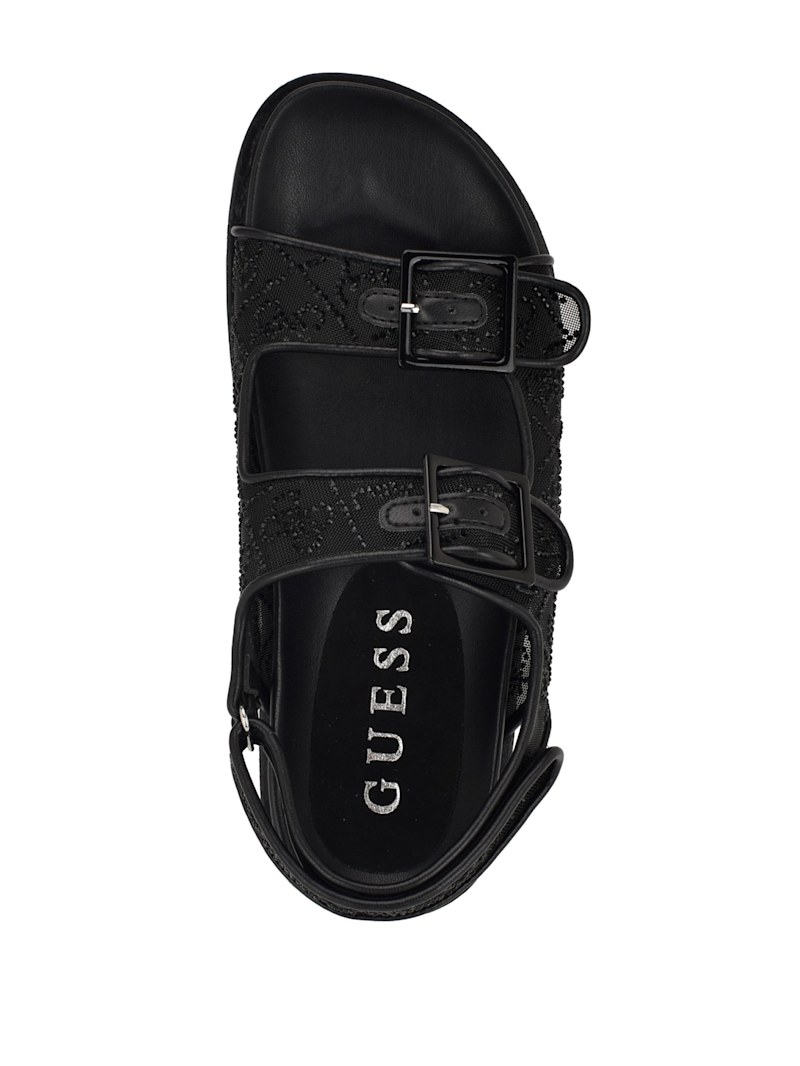 Frella Quattro G Rhinestone Sandals | GUESS