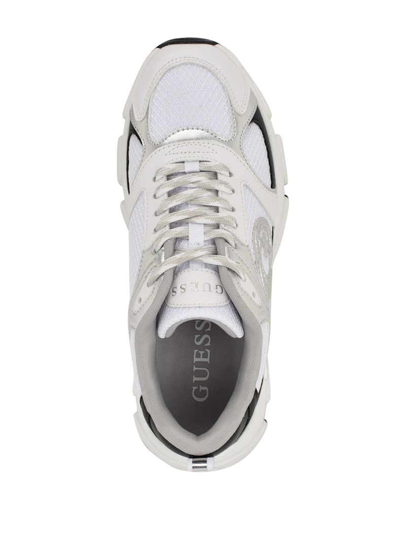 Ibitha Metallic Signature G Sneakers | GUESS
