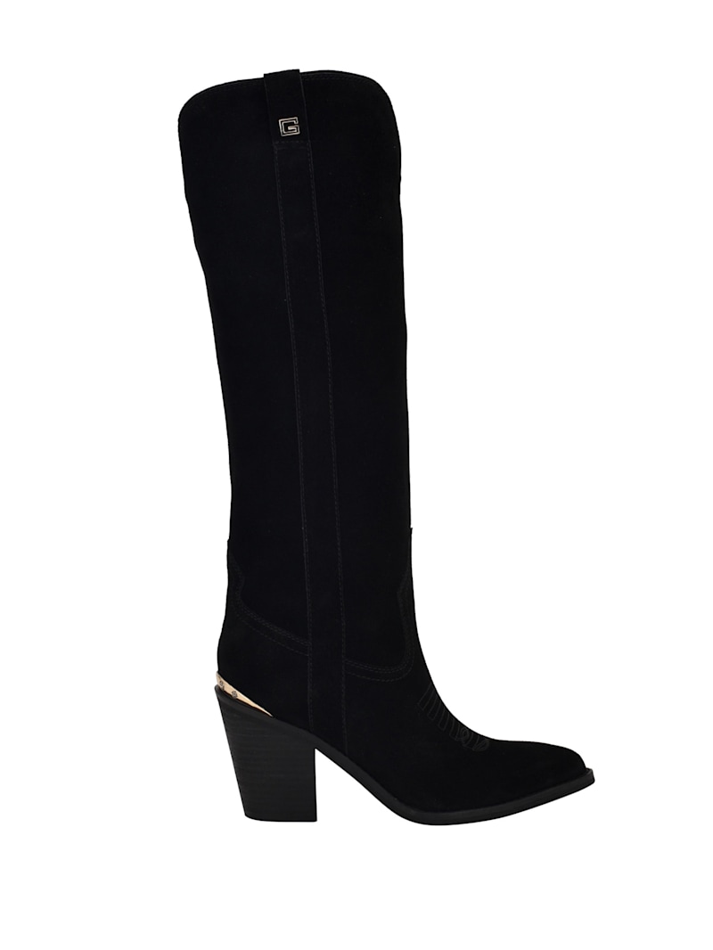 Sashan Suede Knee-High Boots | GUESS Canada