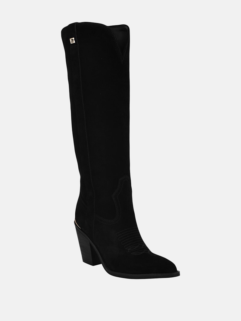Sashan Suede Knee-High Boots | GUESS
