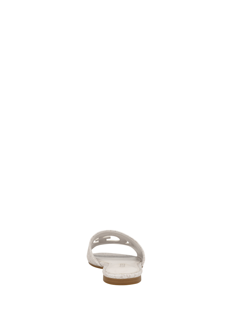 GUESS ロゴ入りスライドサンダル US7 Parties Logo Slides | GUESS Factory