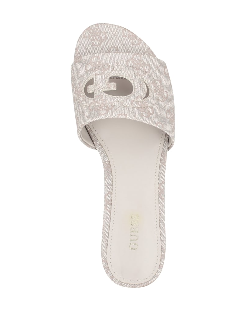 Tashia Logo Slide Sandals | GUESS