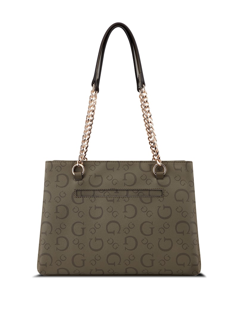 Brecken Logo Satchel | GUESS Factory