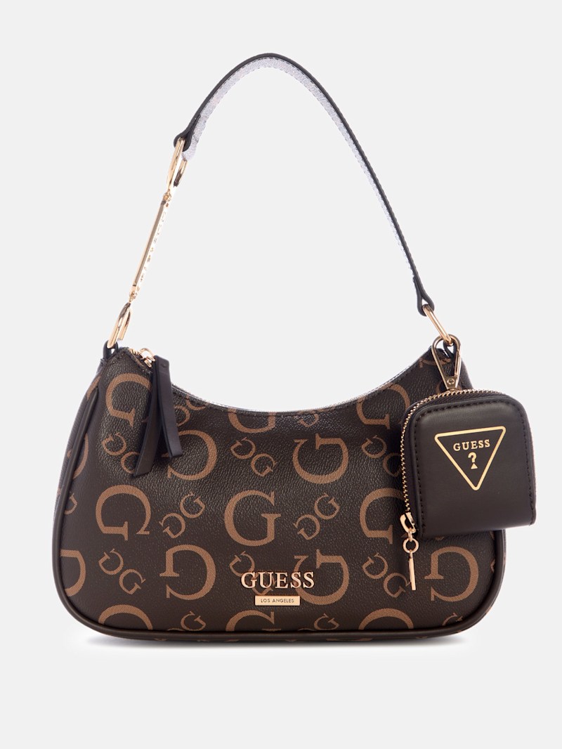 gu⭐︎ Oona Logo Shoulder Bag | GUESS Factory Ca