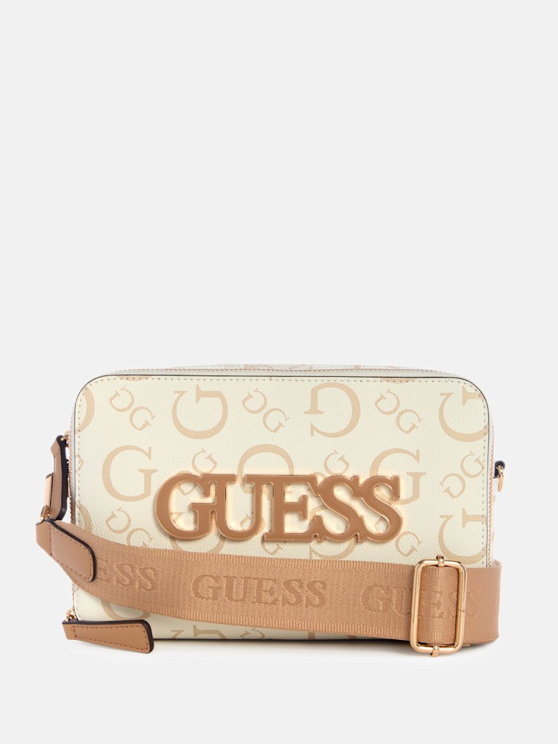 Shaela Logo Top Zip Crossbody | GUESS Factory