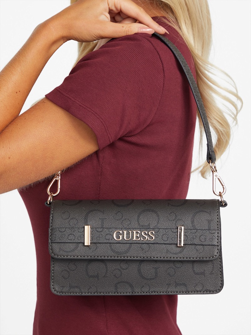 Eldoria Enlarged Logo Crossbody Shoulder Bag | GUESS Factory
