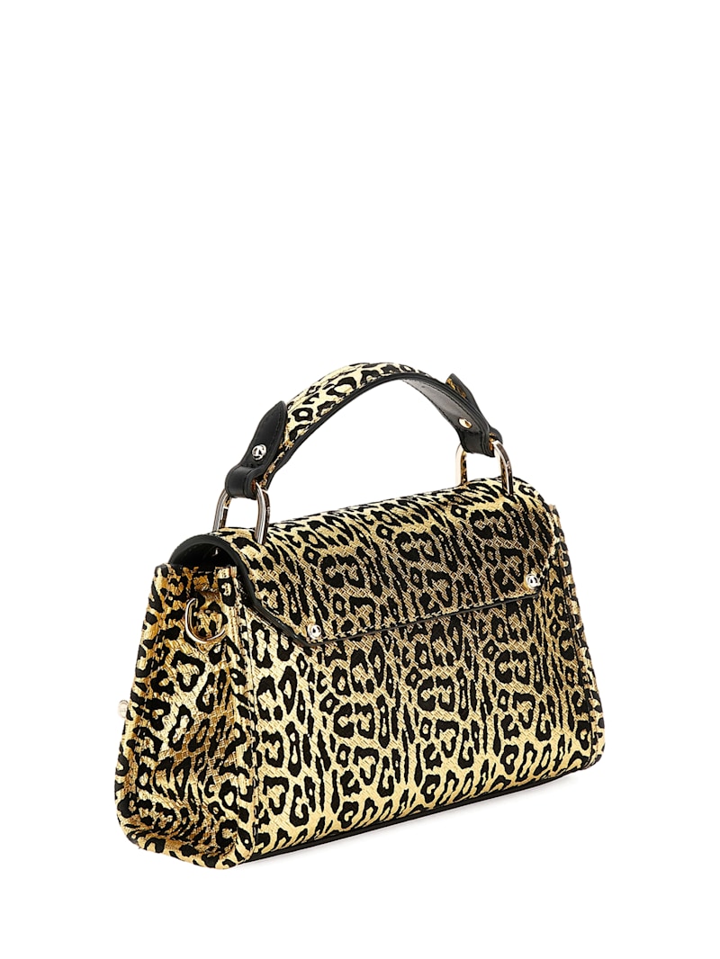 Iris Leopard Mini Top Handle Bag | GUESS
