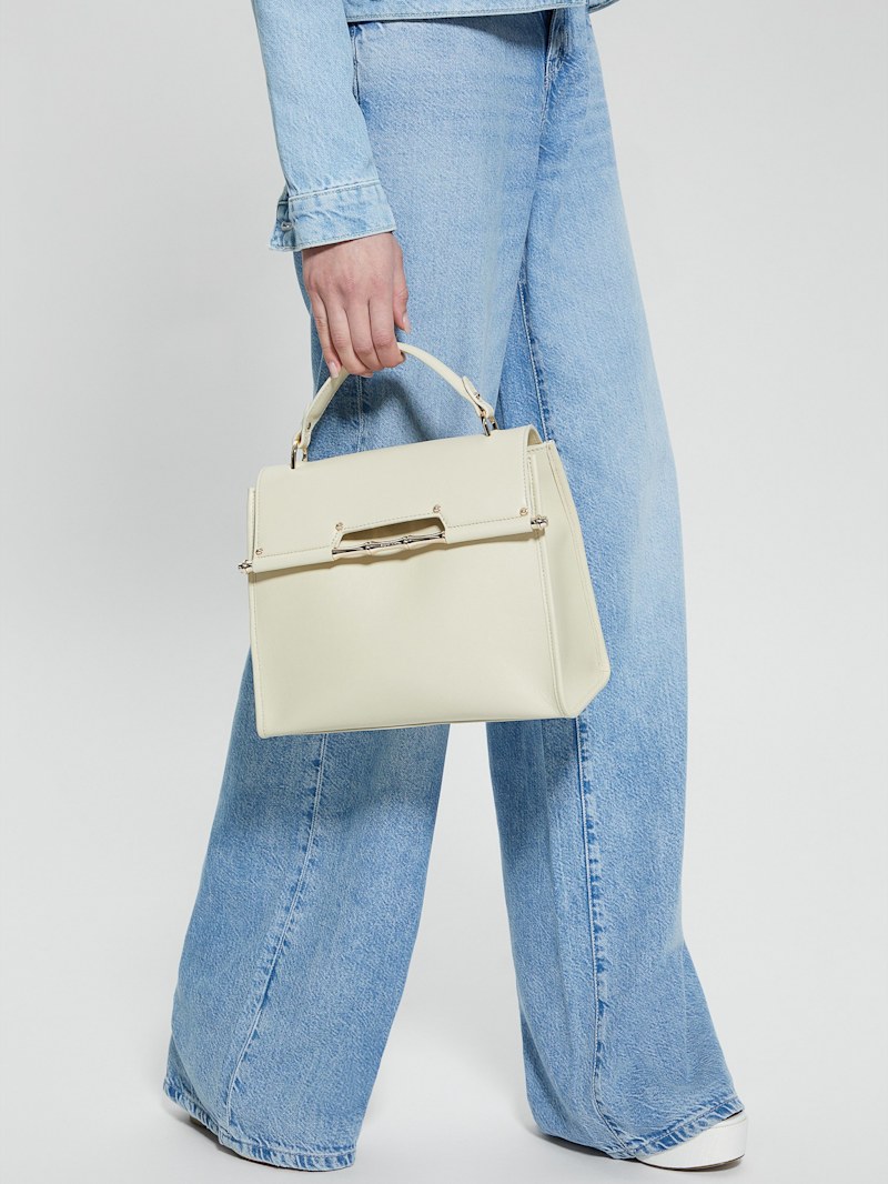 Iris Leather Top Handle Bag | Marciano